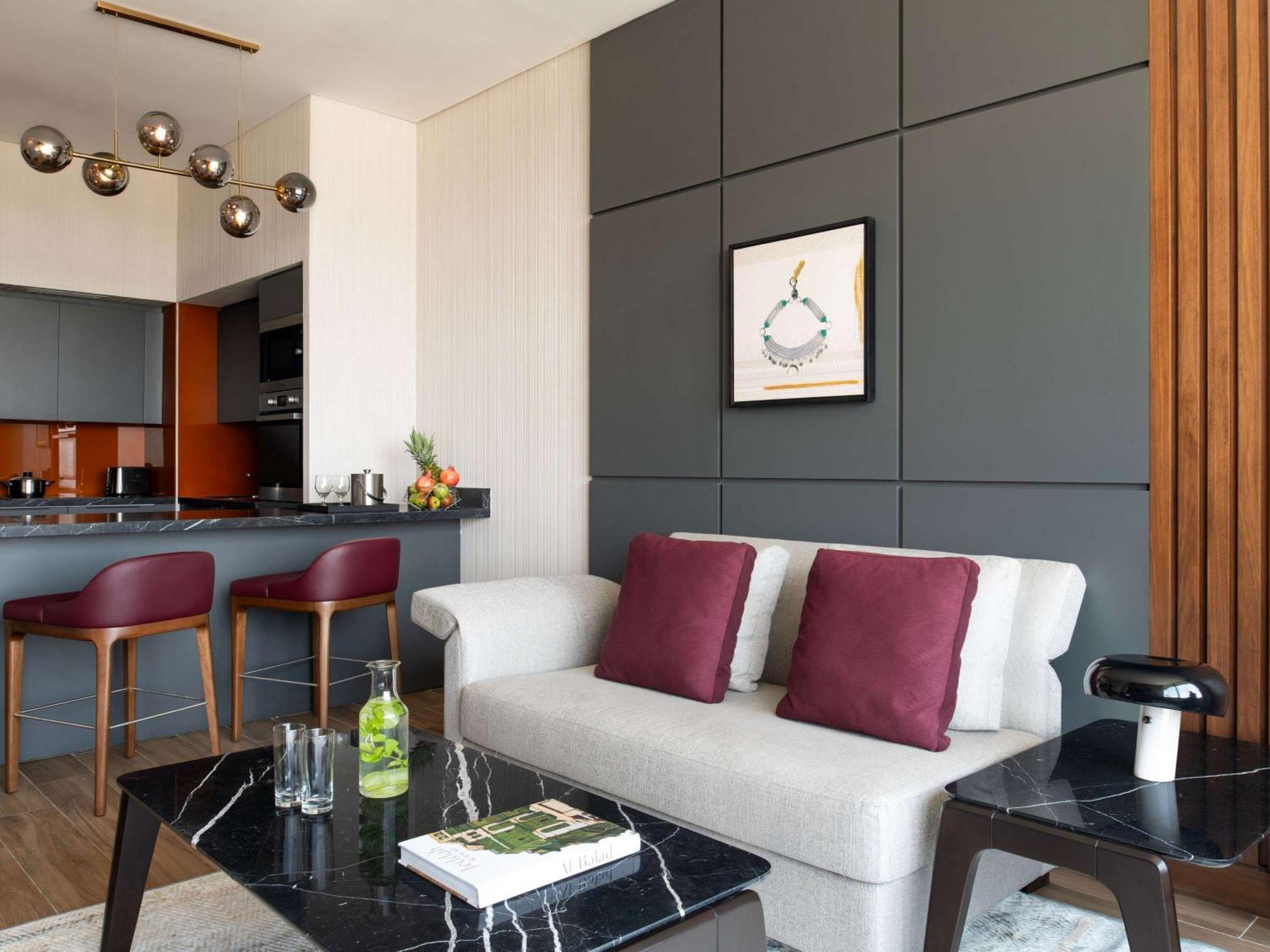 Swissotel Living Jeddah Exterior photo A living room in a serviced apartment in London